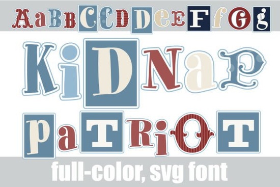 Kidnap Patriot Font